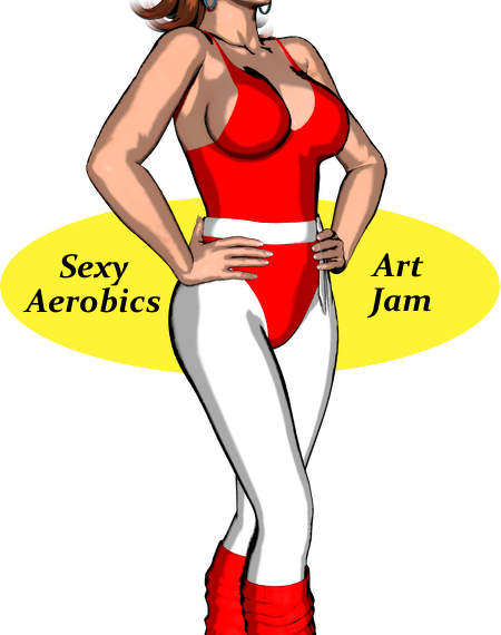 Sexy Aerobics Art Jam Logo