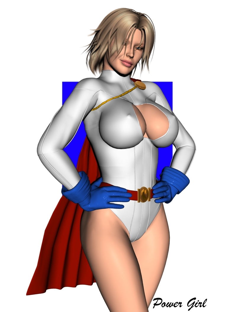 Power Girl Pin Up