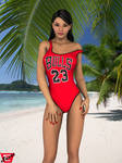 Heather's Bulls Swimsuit by ImfamousE
