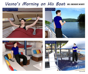 Vesno's Morning on His Boat Comic