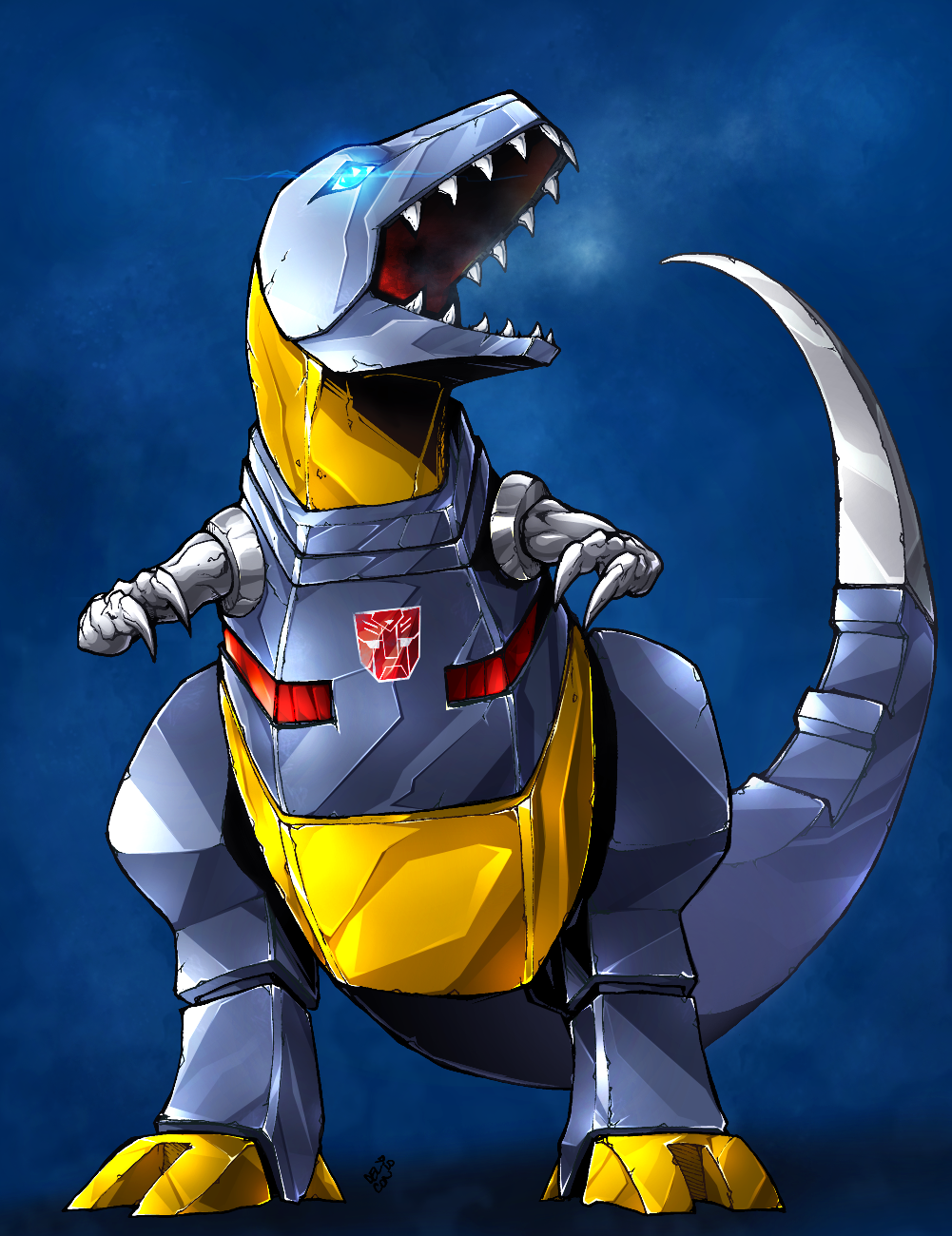 TFG1 - Grimlock In color. Woo.