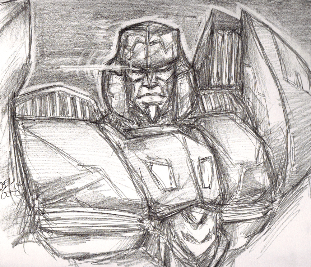 IDW Ongoing Megatron Sketch
