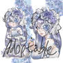 OPEN SET BUST UP AND CHIBI blue violet #01