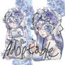 OPEN SET BUST UP AND CHIBI blue violet #01