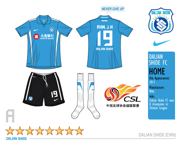 Dalian Shide FC kit design