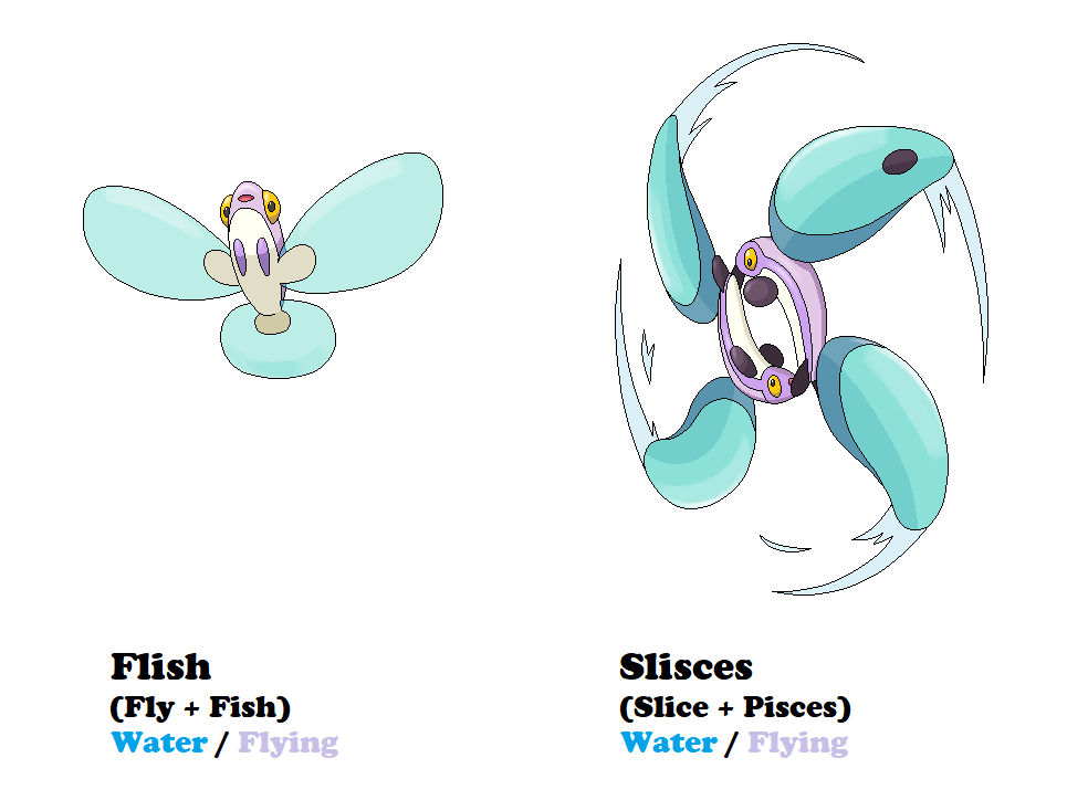 Flying Fish Fakemon by T-james on DeviantArt