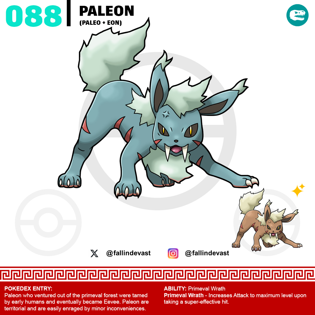 Ancient Evolution Deviantart 088 Eevee Ancient Type Evolution by T-james on DeviantArt