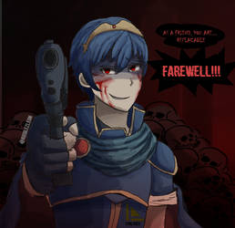 Fallen Marth possessed by Excelblem