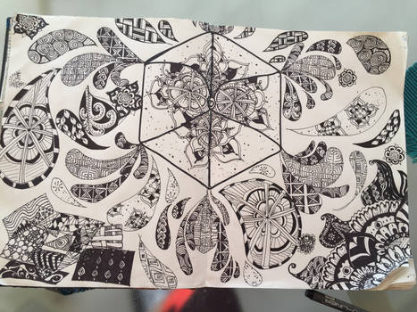 Zentangle doodles