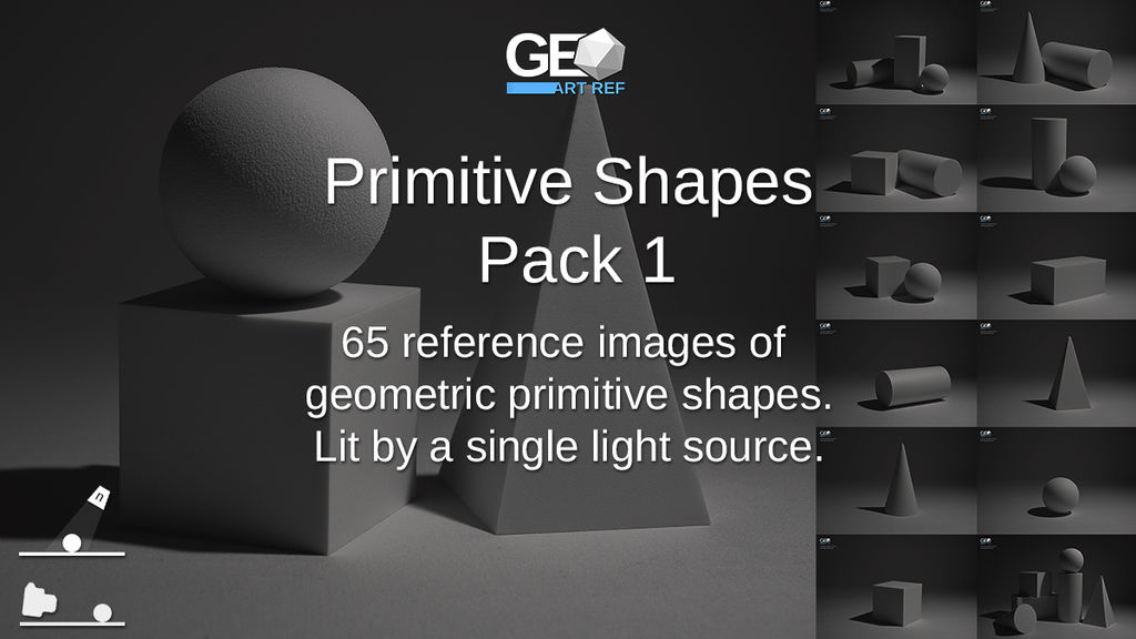 Form Primitives Reference Primitive Shapes Pack 1 by GeoArtRef on DeviantArt