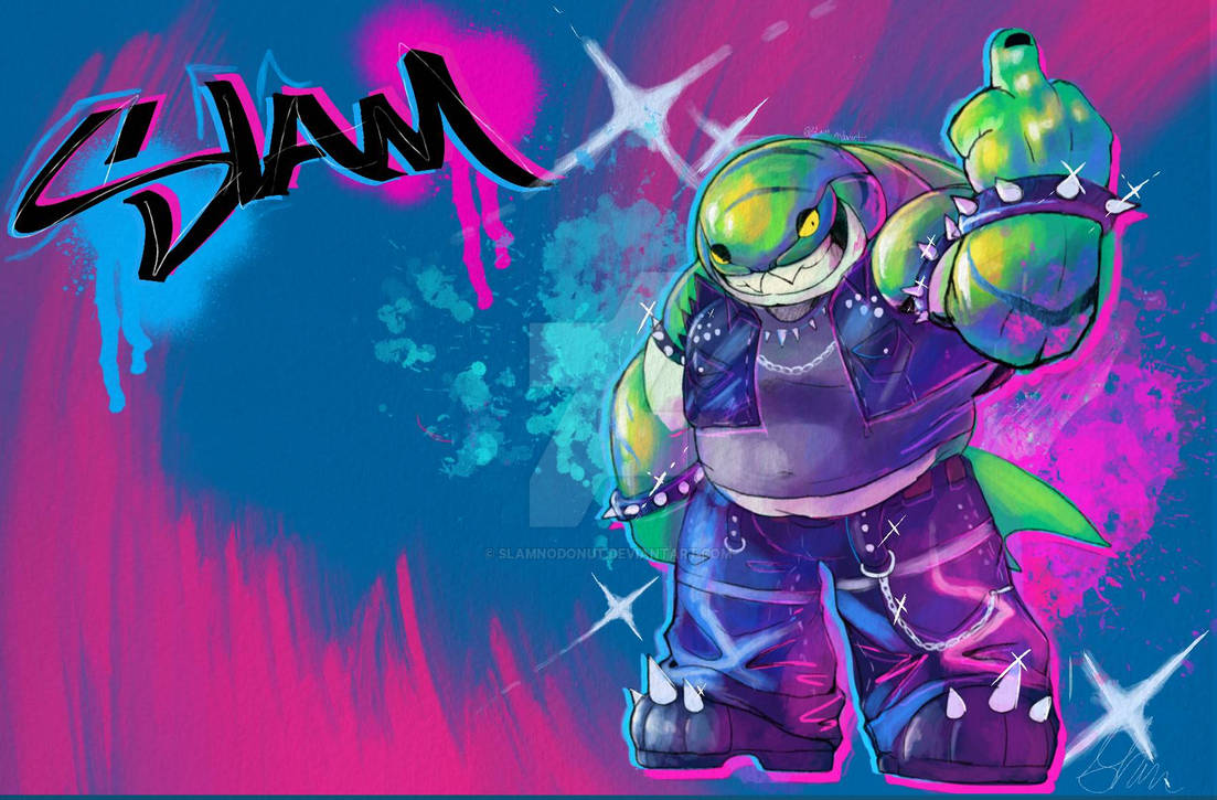 Deviantart Slamm Slam (updated design) by SlamNoDonut on DeviantArt