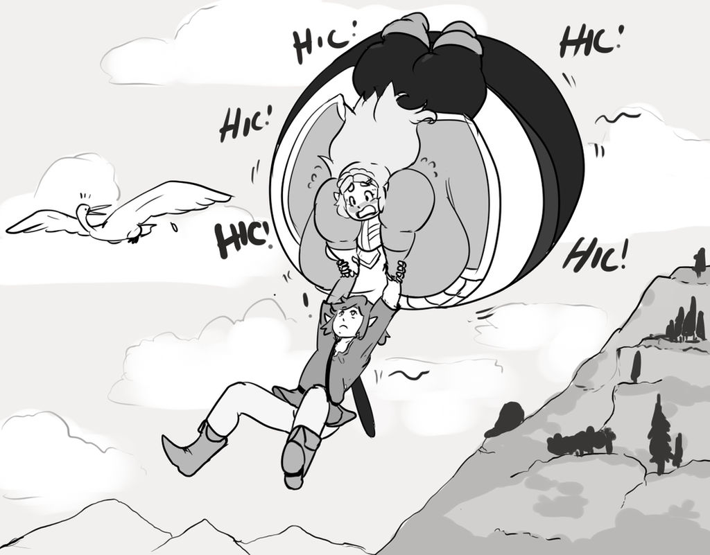 Zelda Burping Animation Comm: Zelda - Bloated in the Wild 2 by RemRamWaluigi on DeviantArt