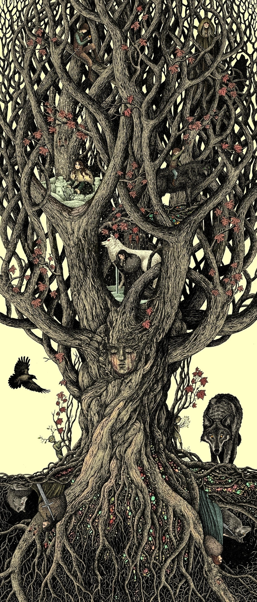 under the heart-tree