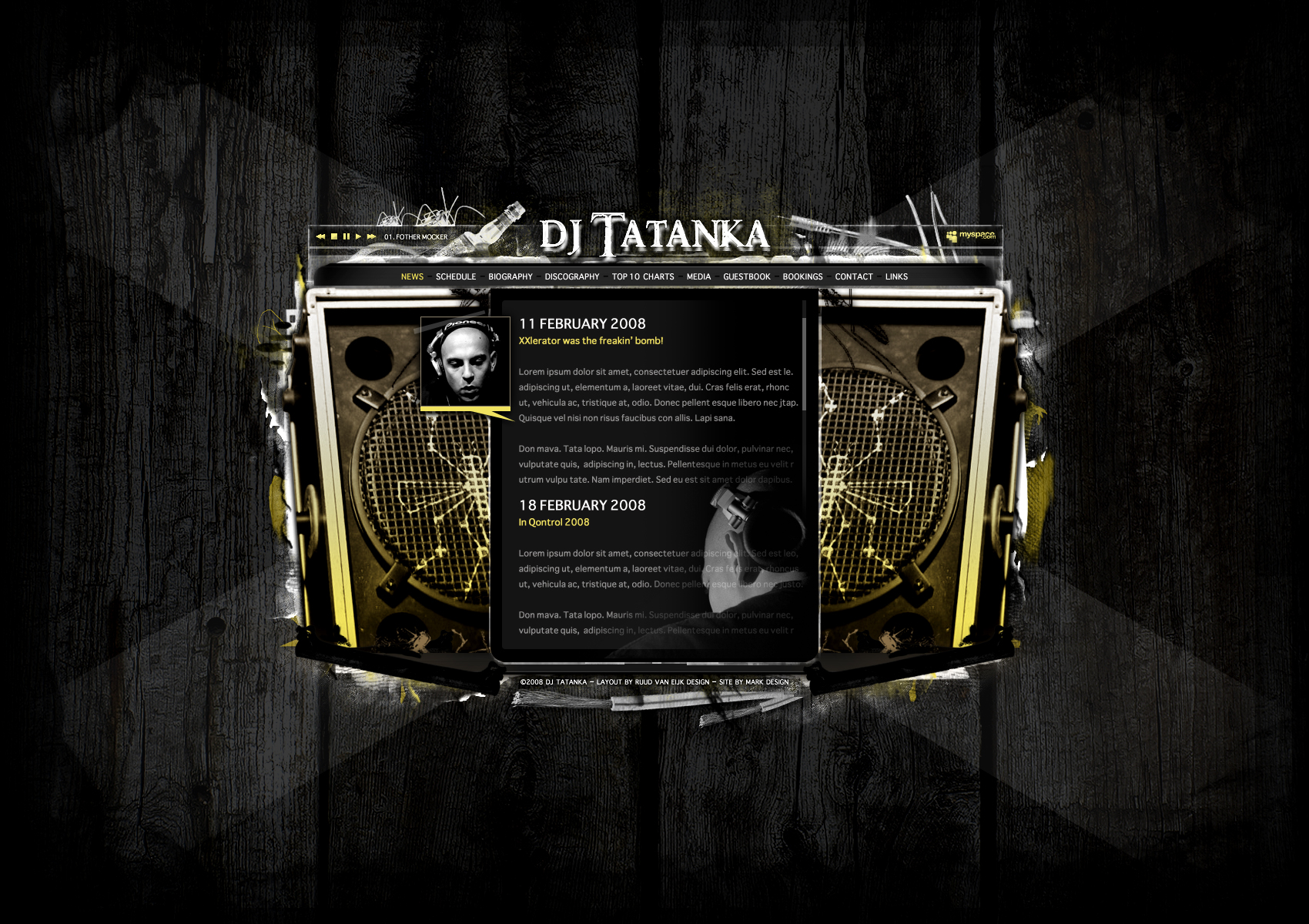 DJ Tatanka Layout