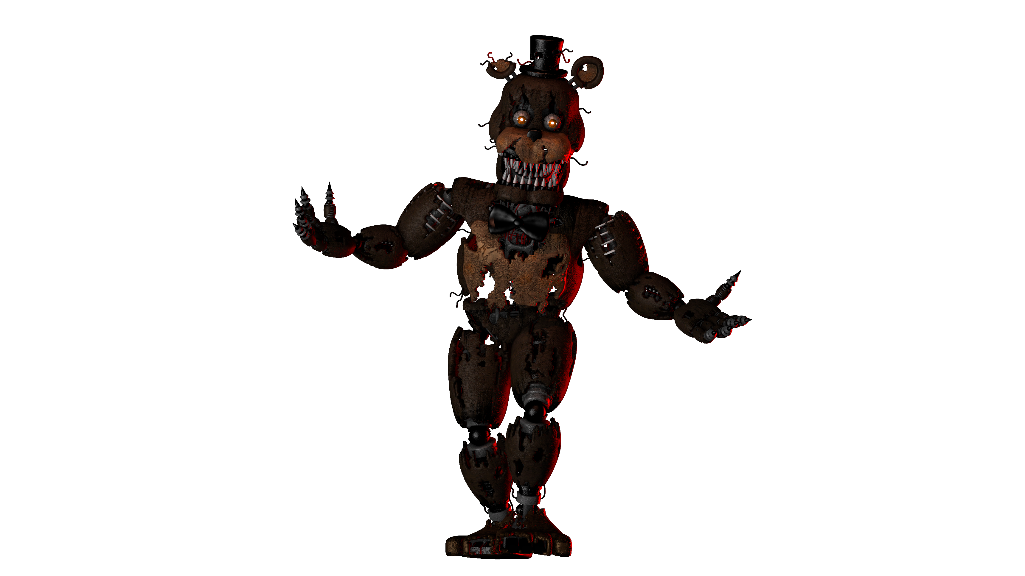 FNaF 4 Nightmare Freddy Teaser Remake by Puppetio on DeviantArt