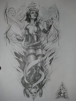 drawing for tattoo design for my pal