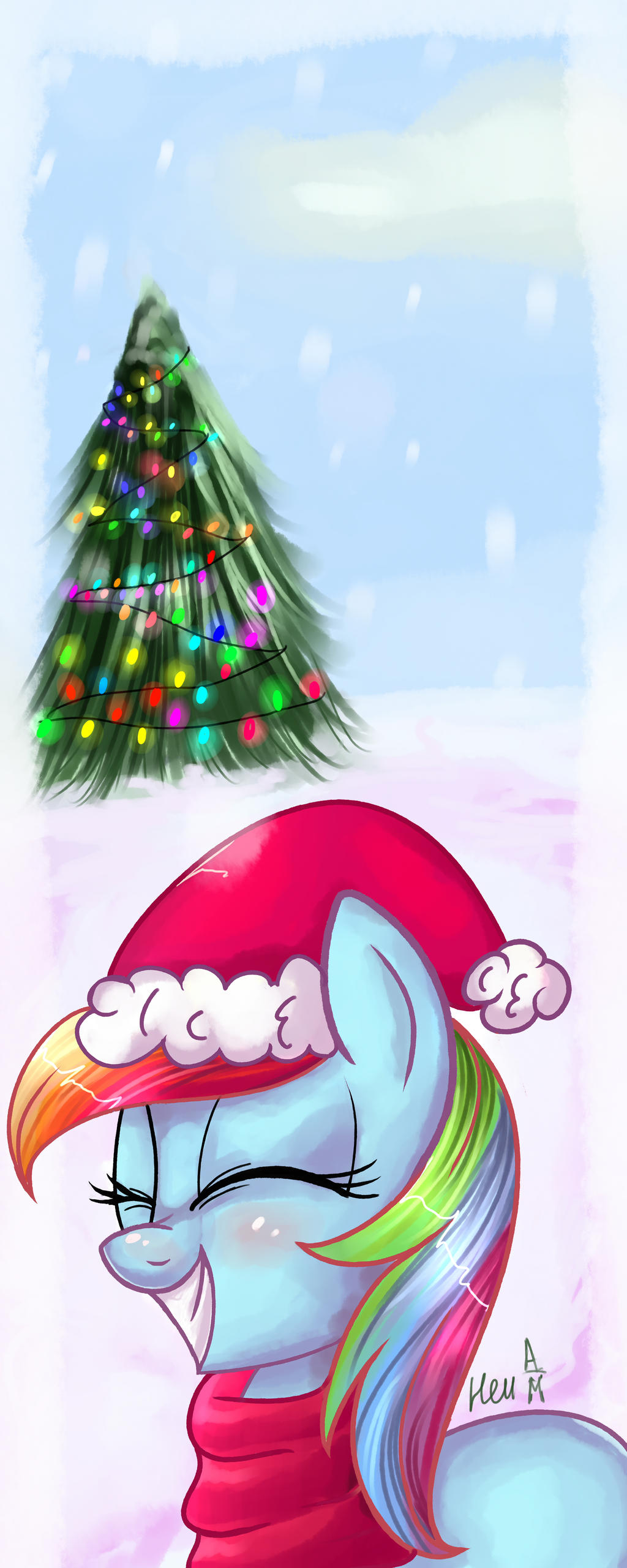 New Year Rainbow Dash