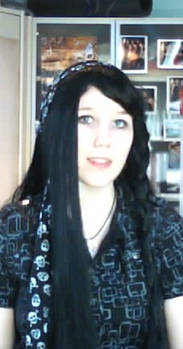 I with black hair