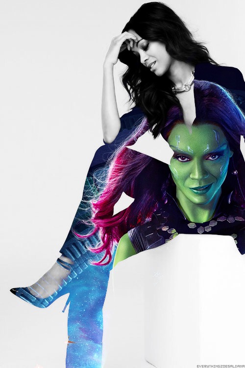 Zoe Saldana-Gamora