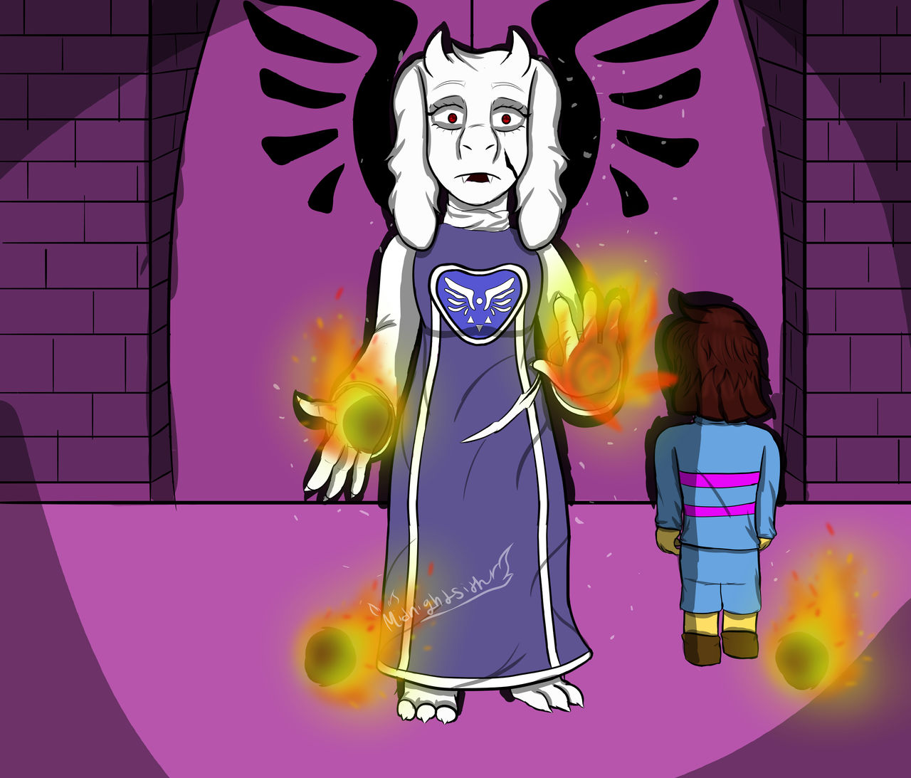 Toriel S Death Undertale Genocide Fanart By Midnightsithart On Deviantart Toriel S Death Undertale Genocide Fanart By Midnightsithart On Deviantart