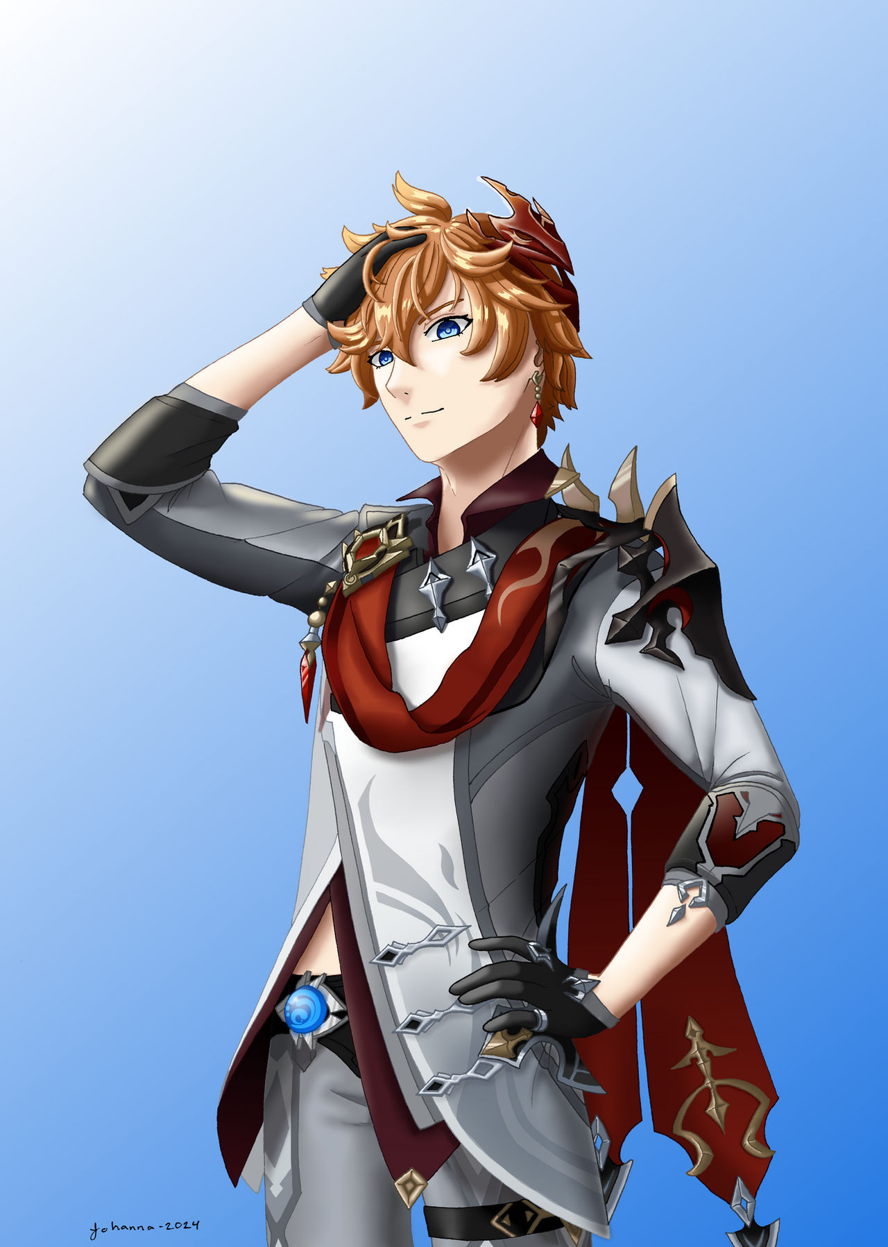 Childe Reference Childe / Tartaglia - Genshin Impact fanart by CurrentlyLoading on ...