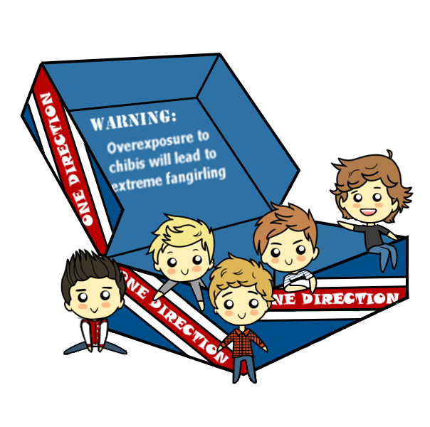 Chibi One Direction in a Box