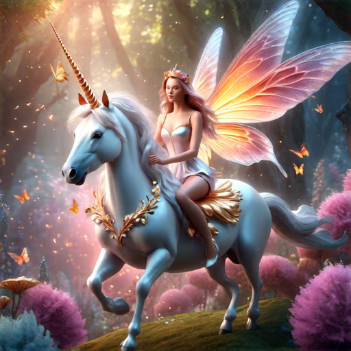 Fairy Riding A Raven Fairy riding a Unicorn by FantasyStar125 on DeviantArt