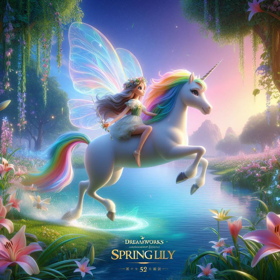 DreamWorks Poster: Spring Lily by FantasyStar125 on DeviantArt