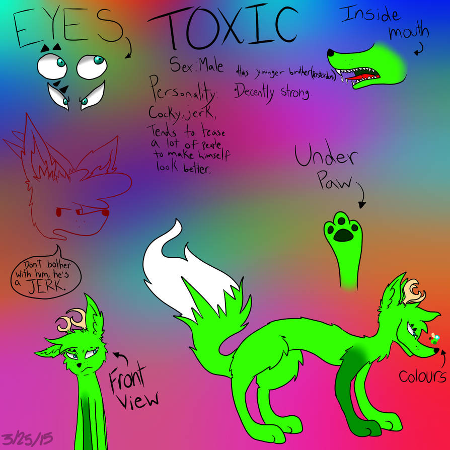 Toxic Reference Toxic Ref Sheet by CharizardMaster01 on DeviantArt