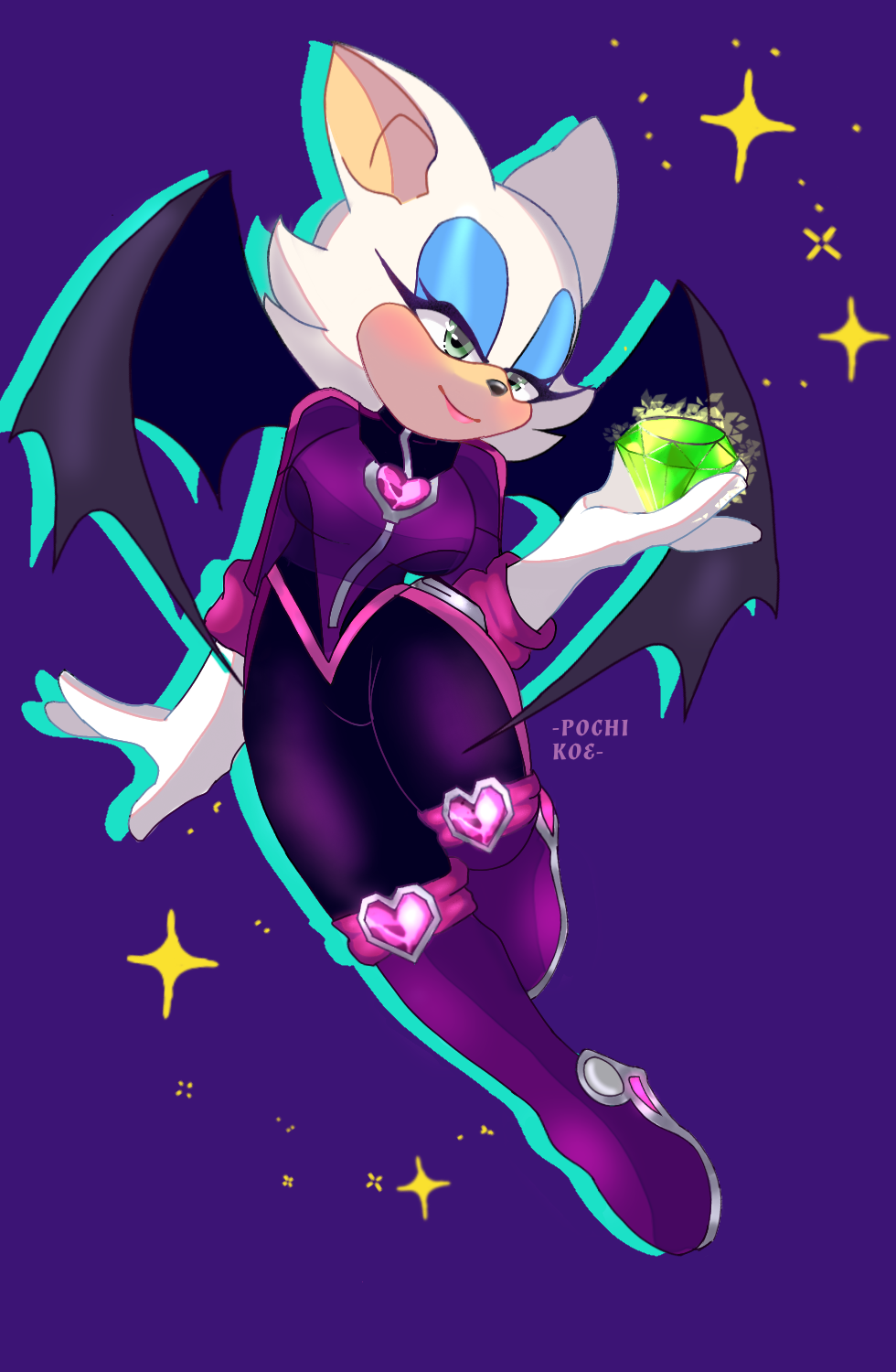 Rouge Bat by Cokkiiee on DeviantArt