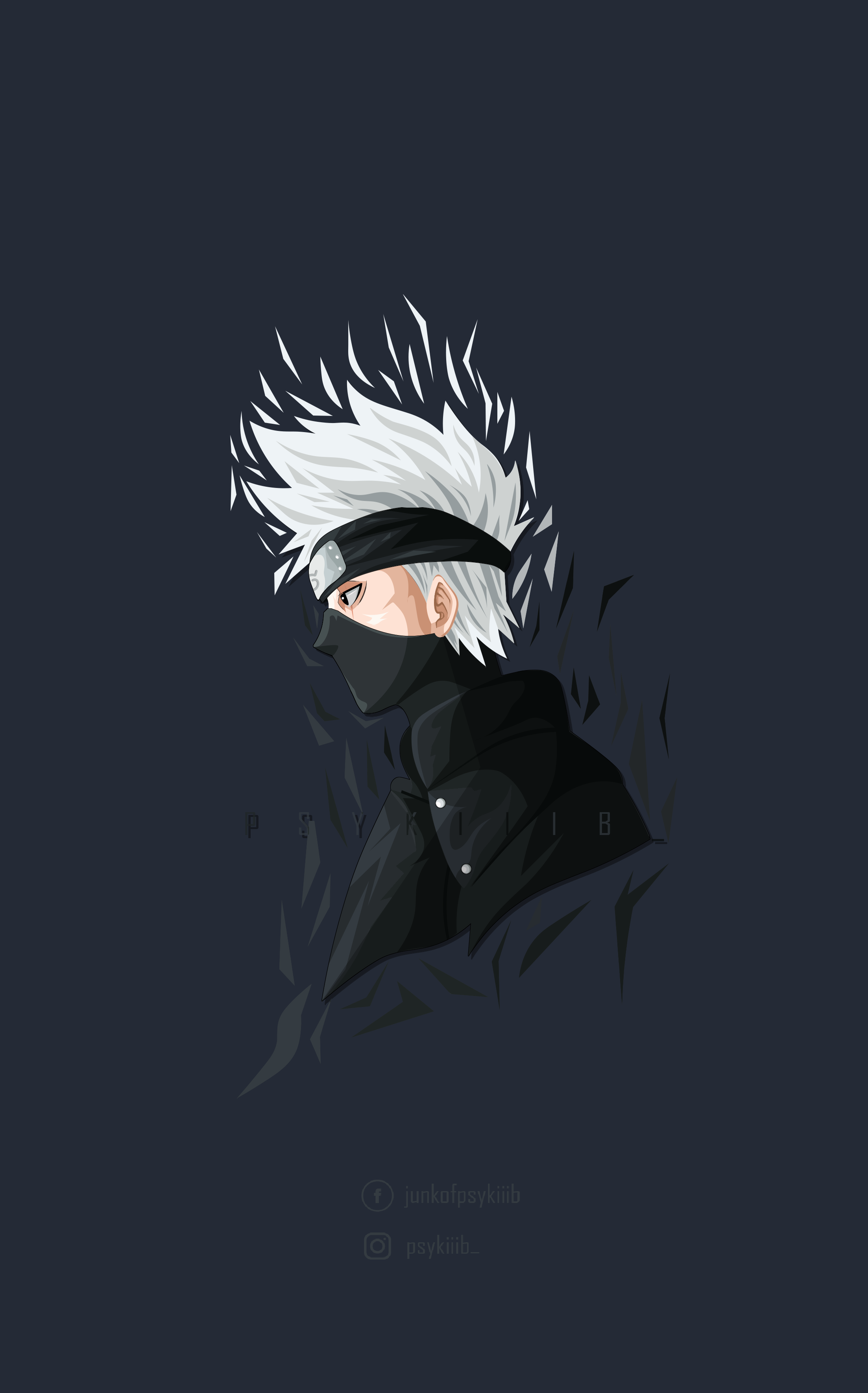 Hatake Kakashi Ft De Perfil by SavioGray on DeviantArt