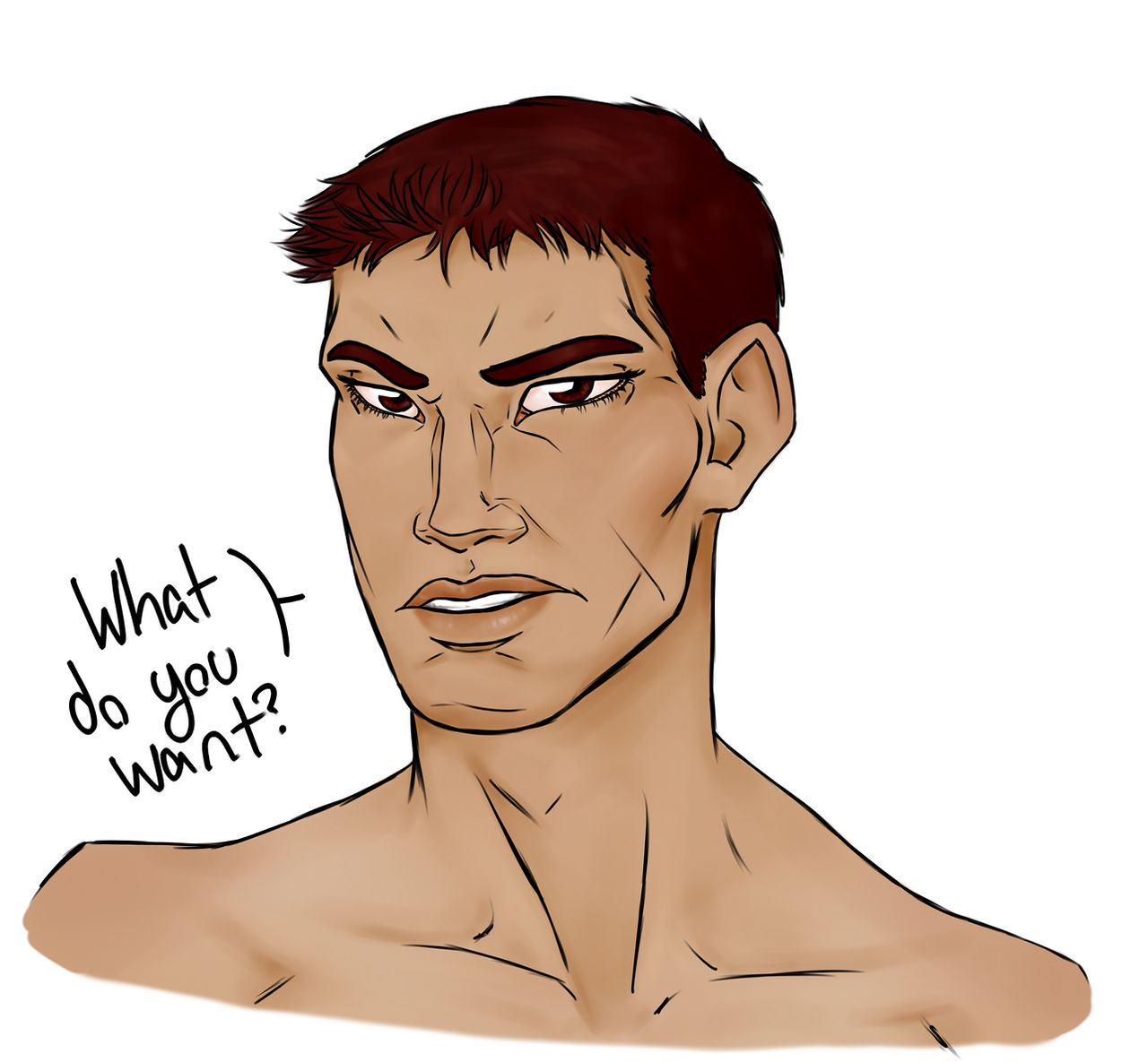 grumpy chris by ZombieCoffeeCup on DeviantArt