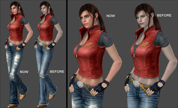 Claire Redfield Edited Model W.I.P