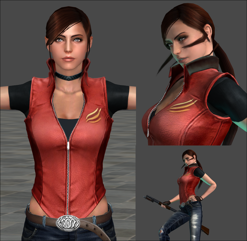 Claire Redfield 3D Model Blender by PlakoMusic on DeviantArt