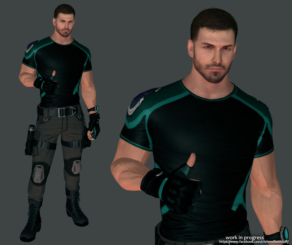 Chris Redfield Updated Work in Progress