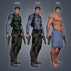 Fear Effect - Royce Glas Alt Outfits