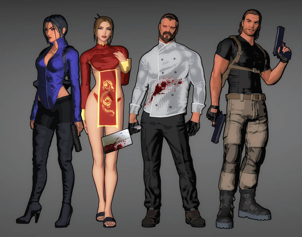 The Fear Effect Inferno Team by LitoPerezito on DeviantArt