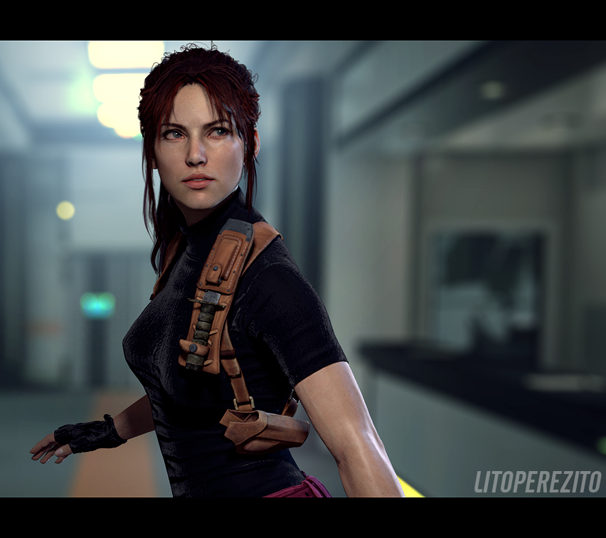 Claire Redfield Geneis 8 Face coloring - FoRender