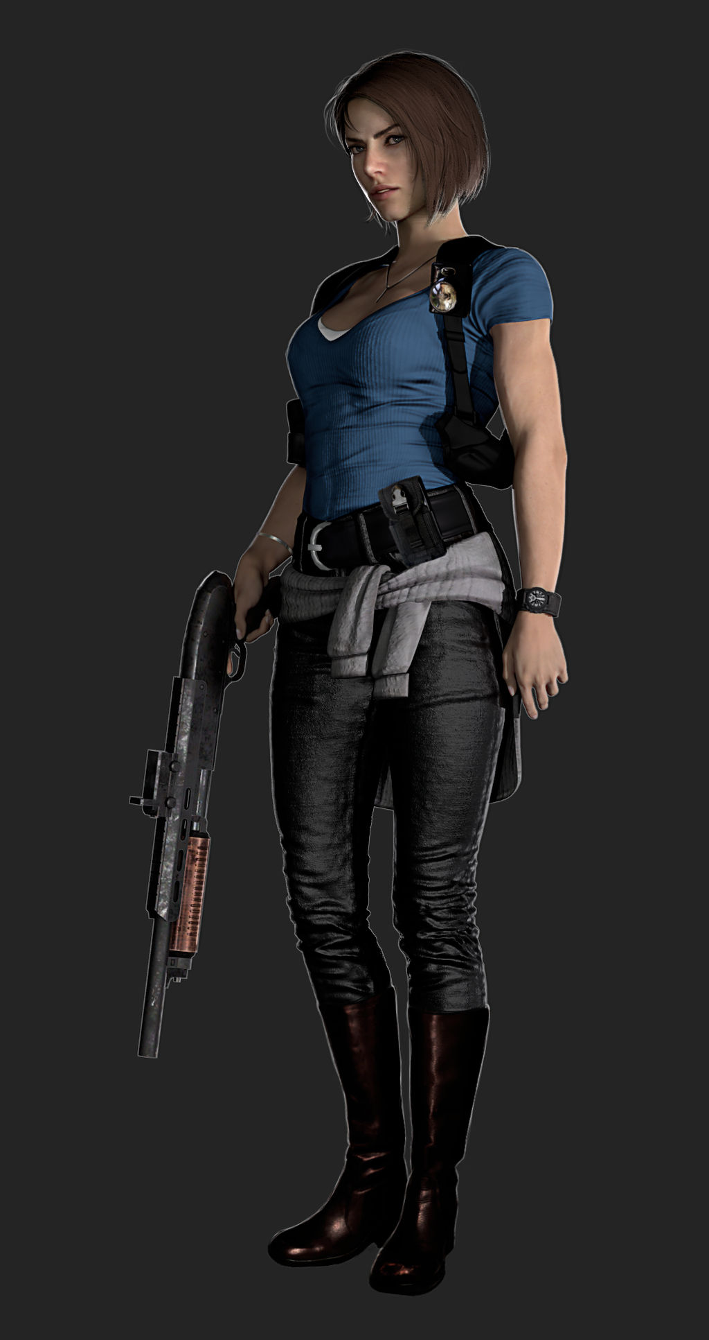 Jill Valentine (Default Outfit) by Sticklove on DeviantArt