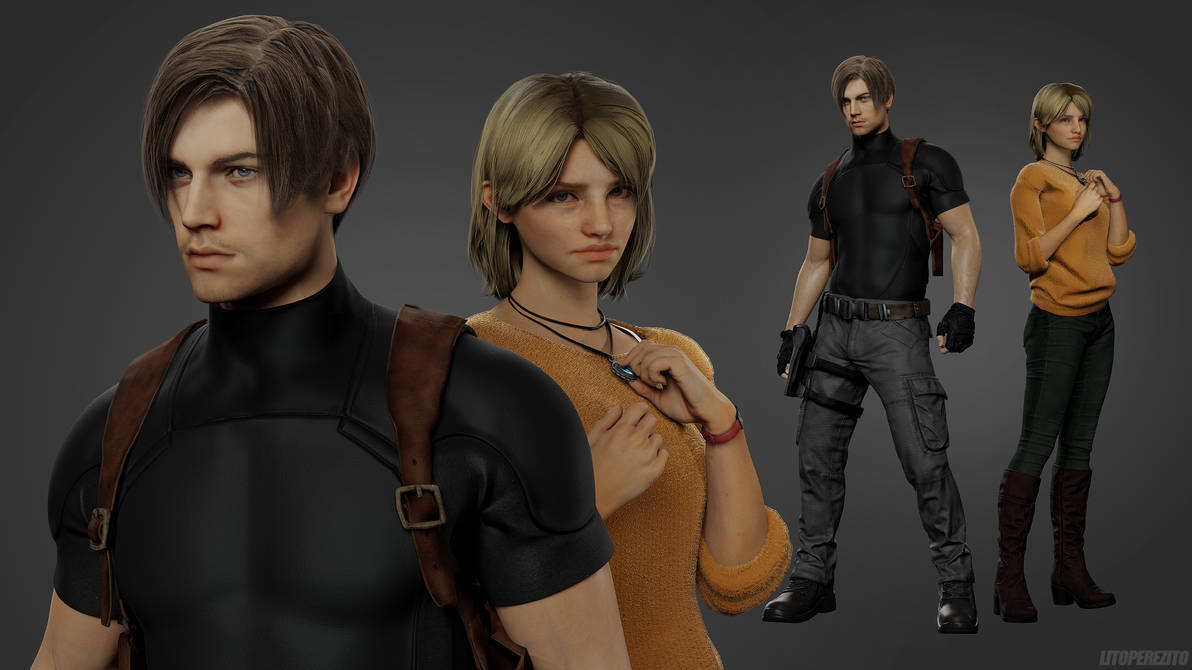 ASHLEY!  Leon & Ashley Resident Evil 4 Remake 🧡🤎 Excited to