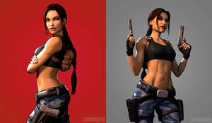 Stylized Lara Croft