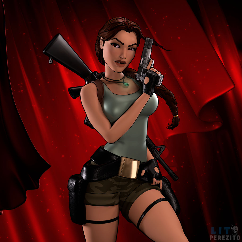 Bright Red - Lara Croft Tomb Raider II