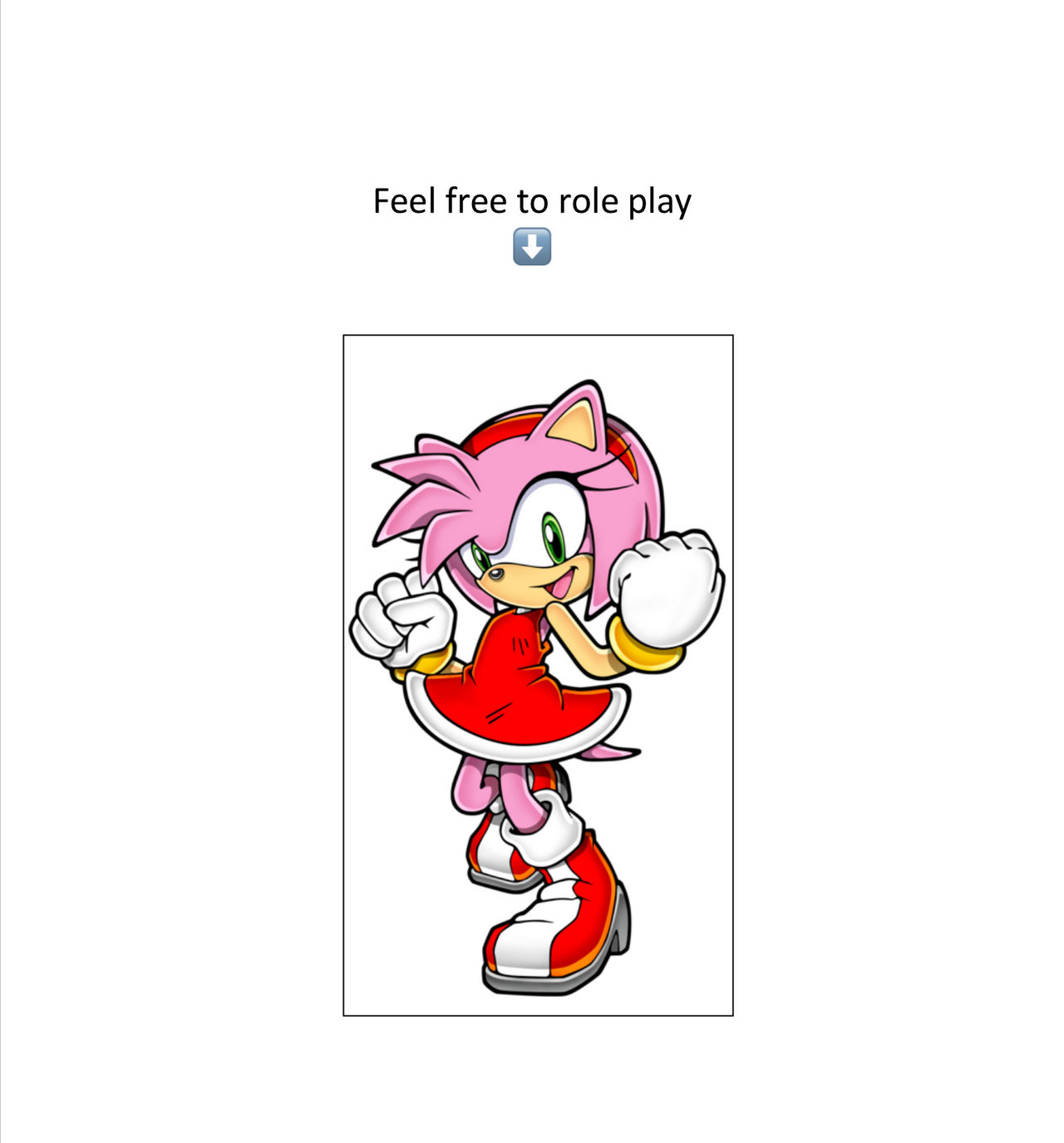 Feel free to rp: Amy Rose (Sonic the hedgehog) by CanisLupus2020 on ...