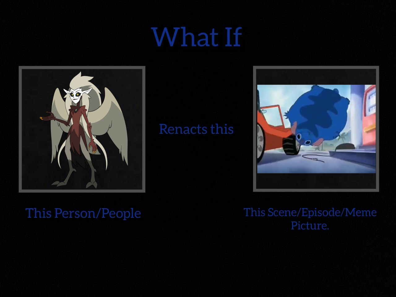 What if harpy eda reenacts stitch inflation scene by CanisLupus2020 on ...
