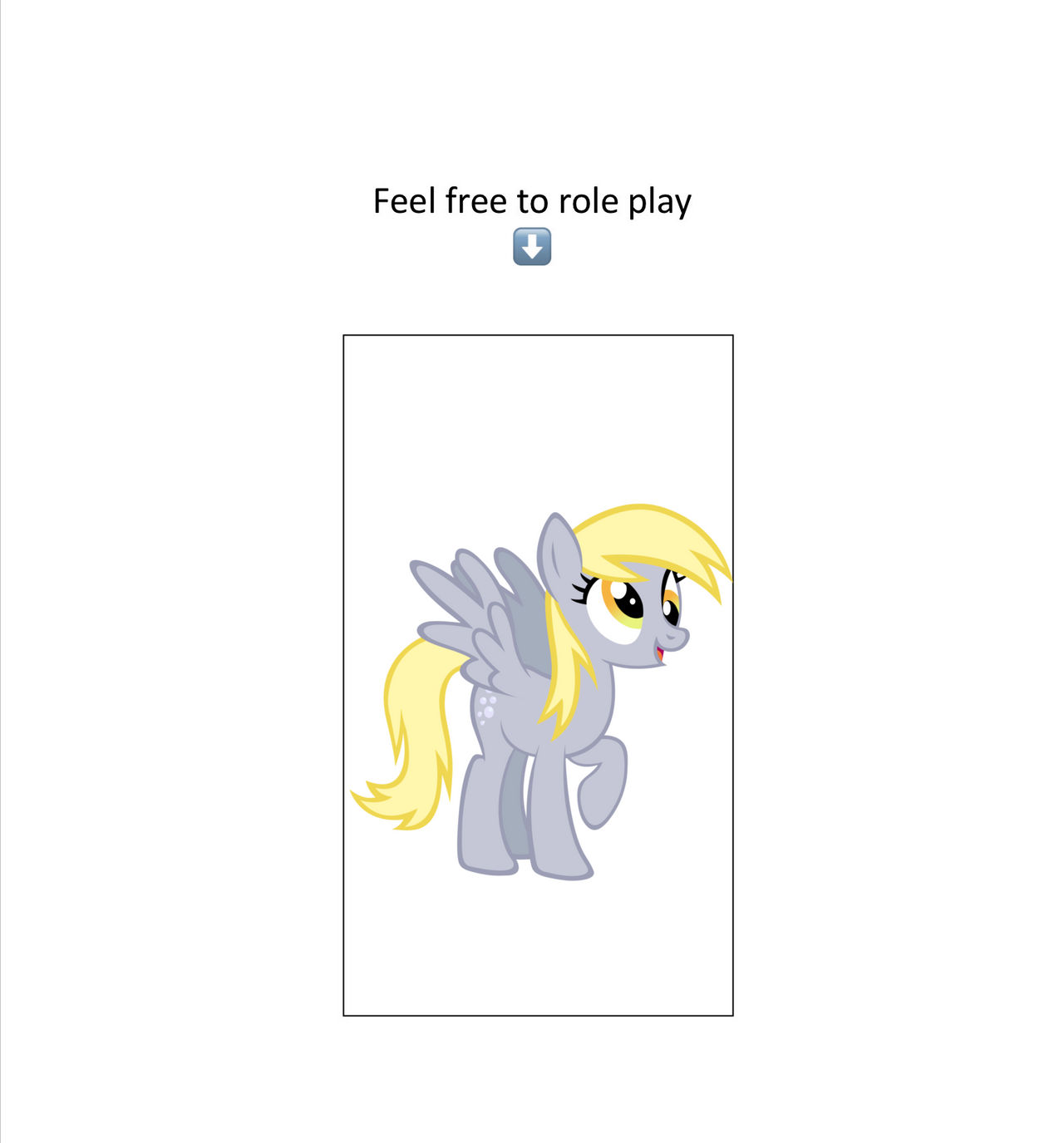Feel free to rp: Derpy Hooves (MLP) by CanisLupus2020 on DeviantArt