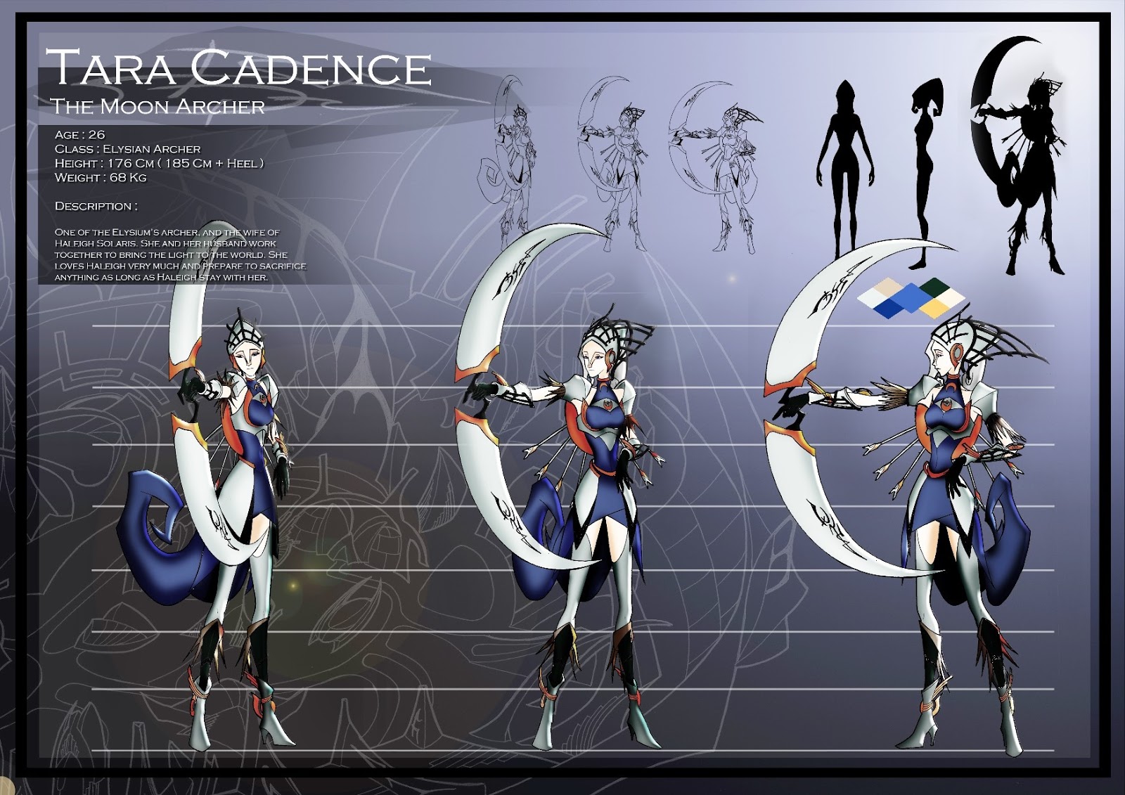 Tara Cadence Character Sheet ( The Moon Archer )