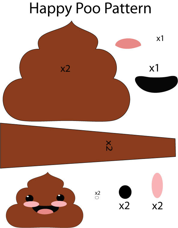 Happy Poo Pattern by Mokulen22 on DeviantArt