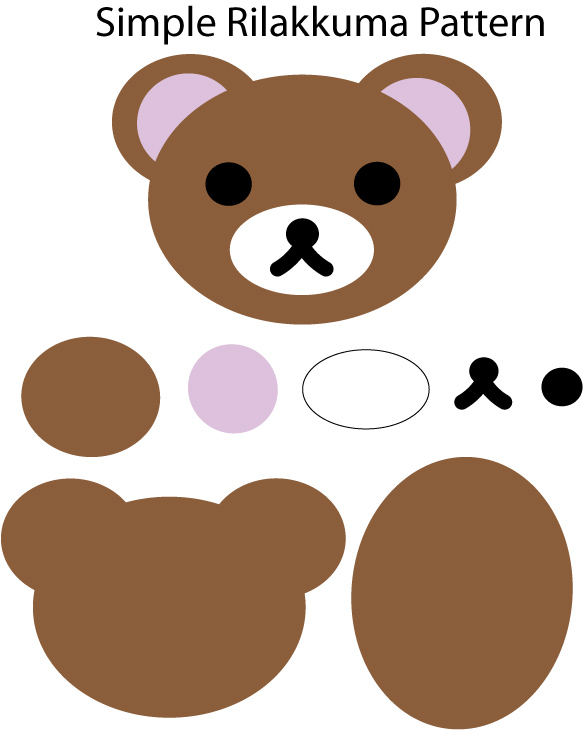 Simple Rilakkuma Pattern