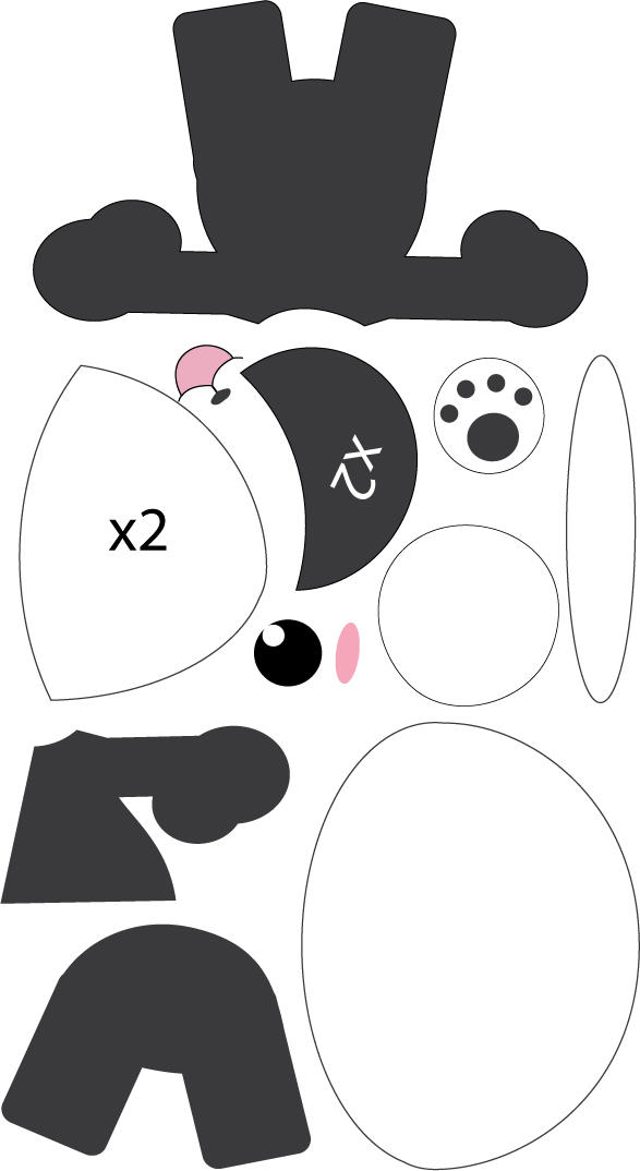Panda for commission pattern by Mokulen22 on DeviantArt