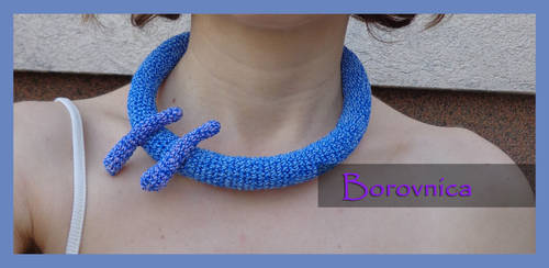 Blue necklace